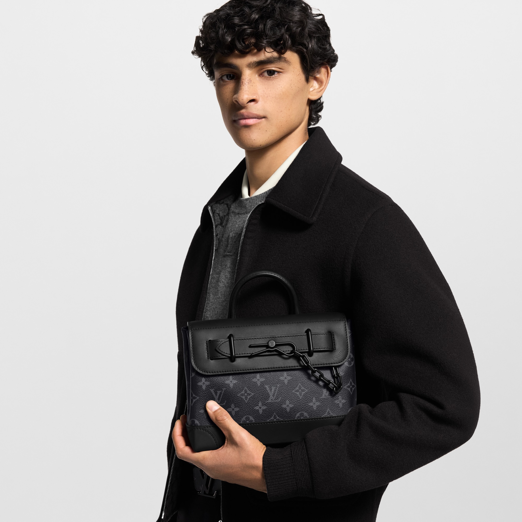 Steamer PM Monogram Eclipse - Men Bags | LOUIS VUITTON